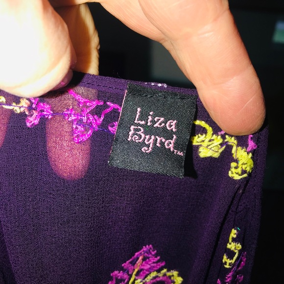 Embroidered mesh tunic - Picture 3 of 3